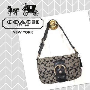 COACH Signature Soho Shoulder Handbag / Purse